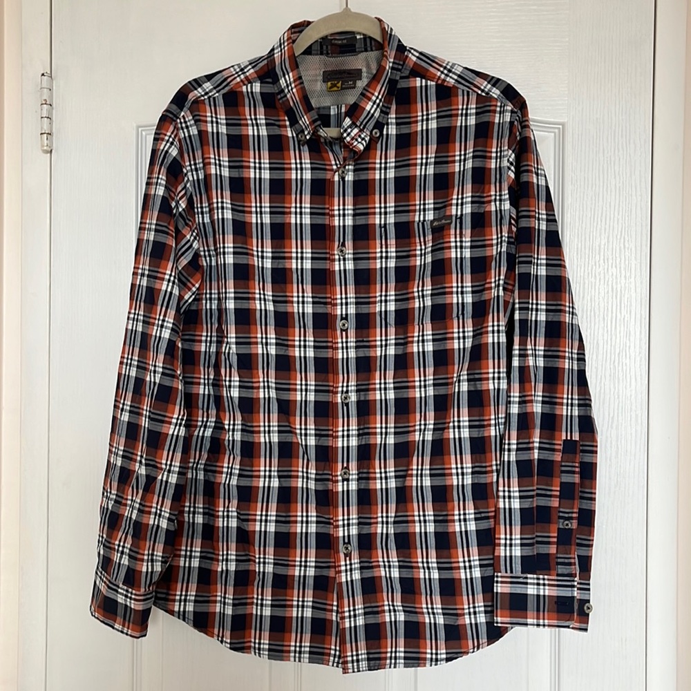 Eddie Bauer Mens button up shirt - medium